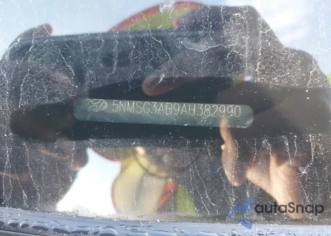 2010 Hyundai Santa Fe Gls from USA, damaged, VIN 5NMSG3AB9AH382990